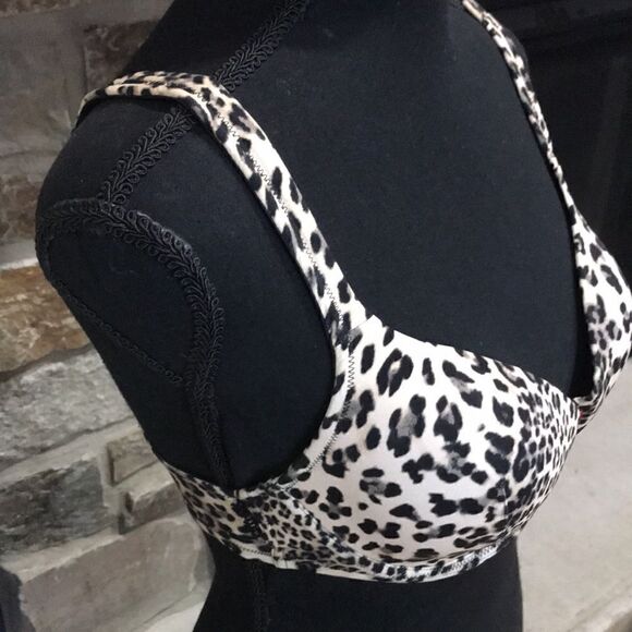 Soma Women's Classic Allura Bra, 32D, Black & Cream - Picture 3 of 8